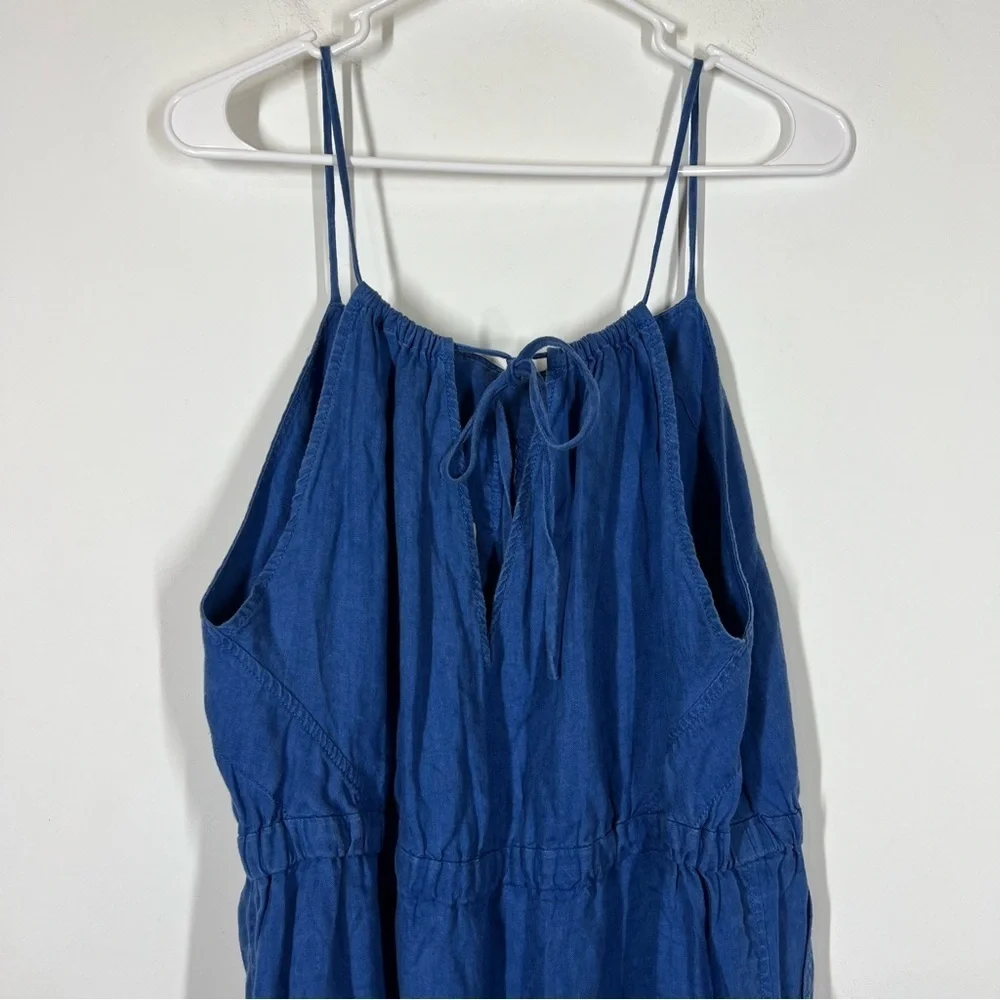 Everlane 100% Linen Shoestring Jumpsuit Size Medium